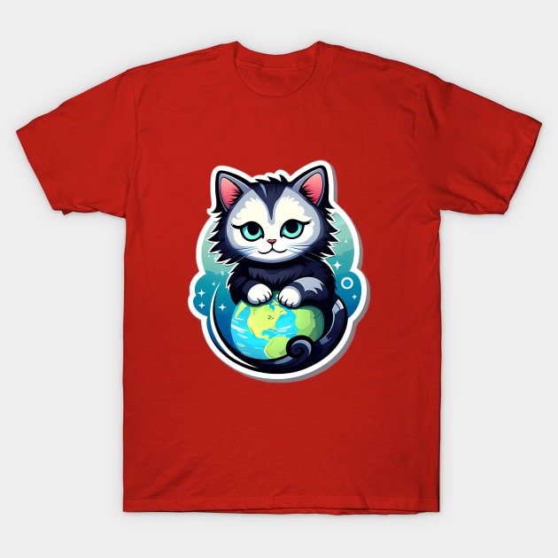 Kitty Cat T-Shirt by One_look